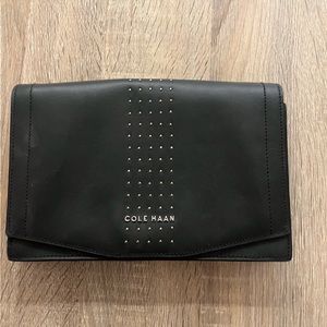 Cole Haan Clutch Black Leather Handbag